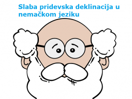 slaba pridevska deklinacija nemački