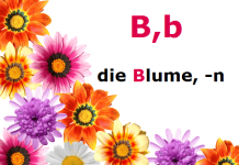 nemački slovo B reči