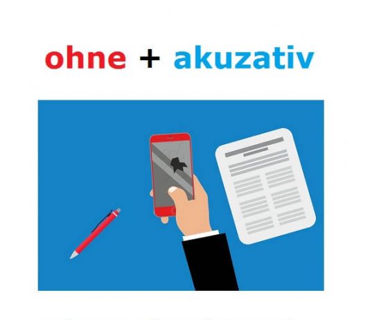 mit ohne nemački predlozi